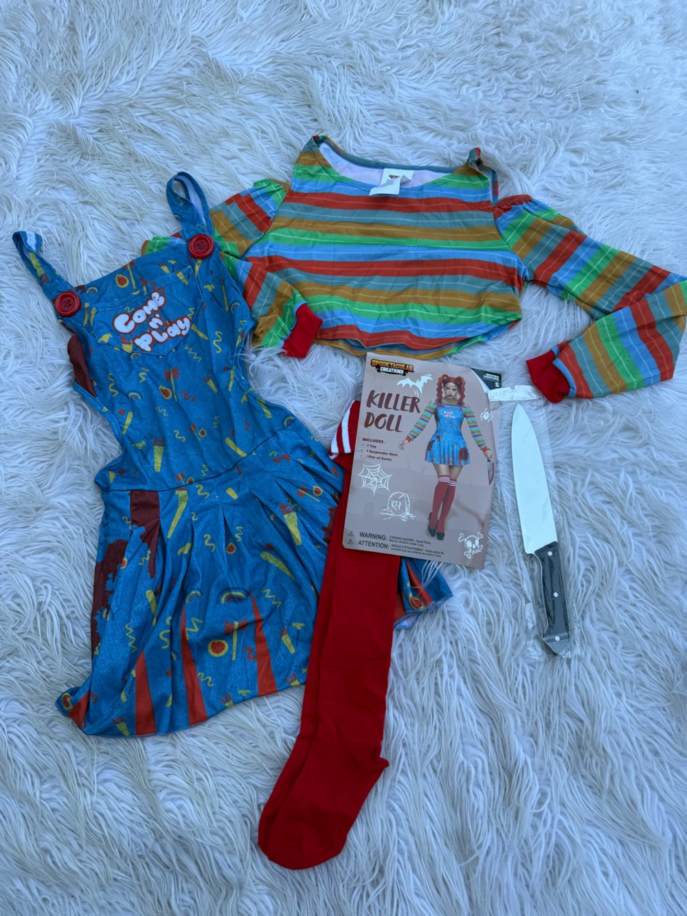 Women’s Killer Doll chucky Costume (D7)